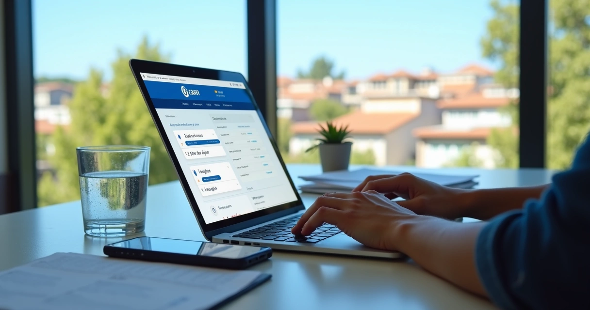 Morador do Rio Grande do Norte consulta serviços da Caern pelo notebook em casa