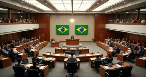 Sessão na Assembleia Legislativa do RN com população acompanhando das galerias